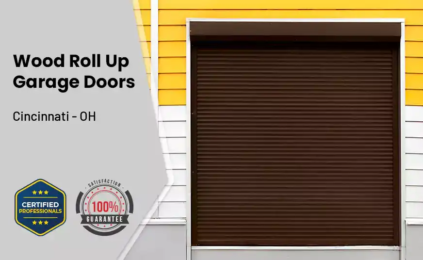 Wood Roll Up Garage Doors Cincinnati - OH 