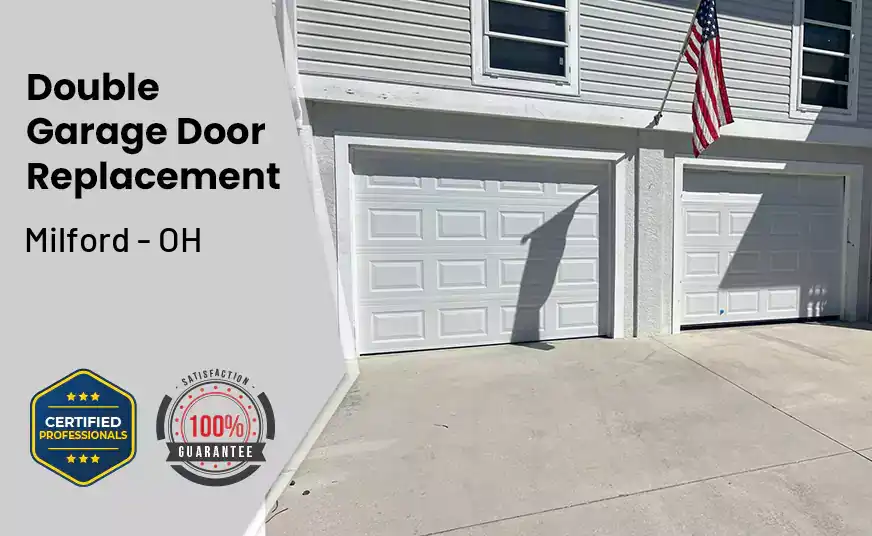 Double Garage Door Replacement Milford - OH 