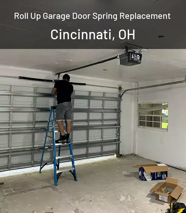 Roll Up Garage Door Spring Replacement Cincinnati, OH