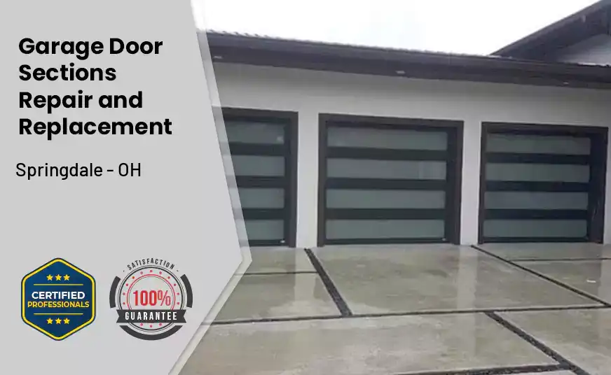 Garage Door Sections Repair and Replacement Springdale - OH 
