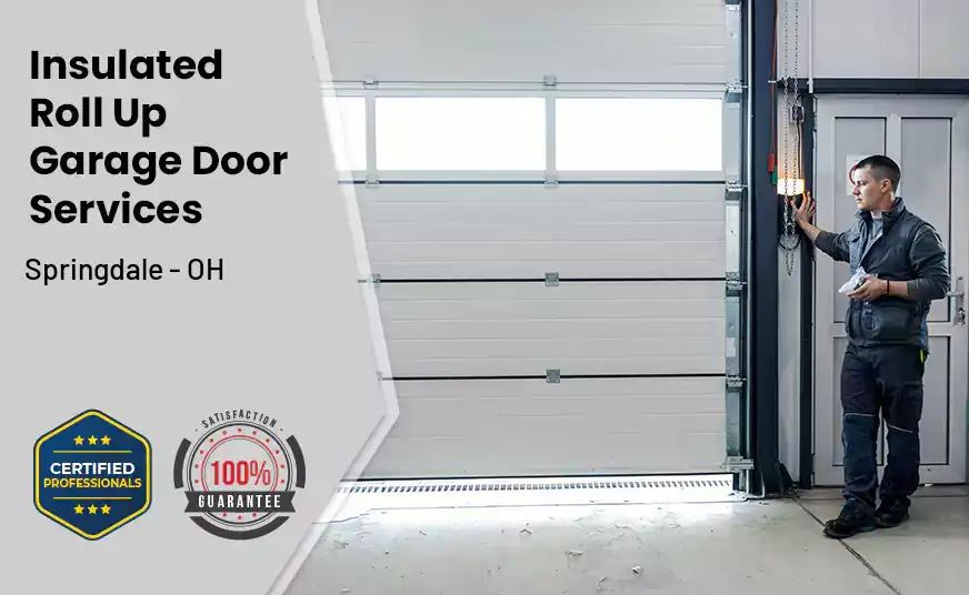 Insulated Roll Up Garage Door Springdale - OH 