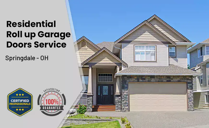 Residential Roll Up Garage Door Springdale - OH 