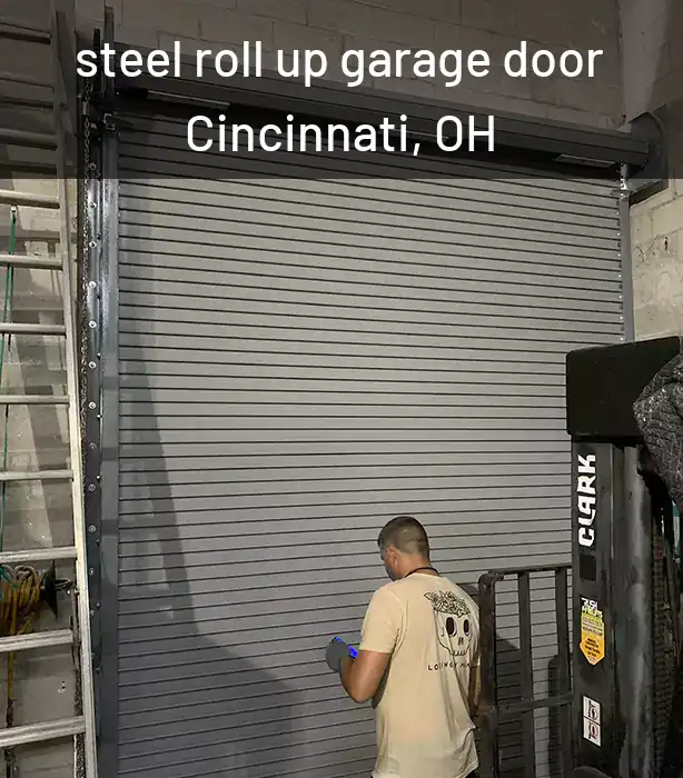  steel roll up garage door Cincinnati, OH